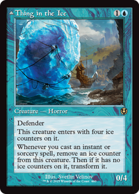 Thing in the Ice (Retro Frame) (INR-460) - Innistrad Remastered Foil