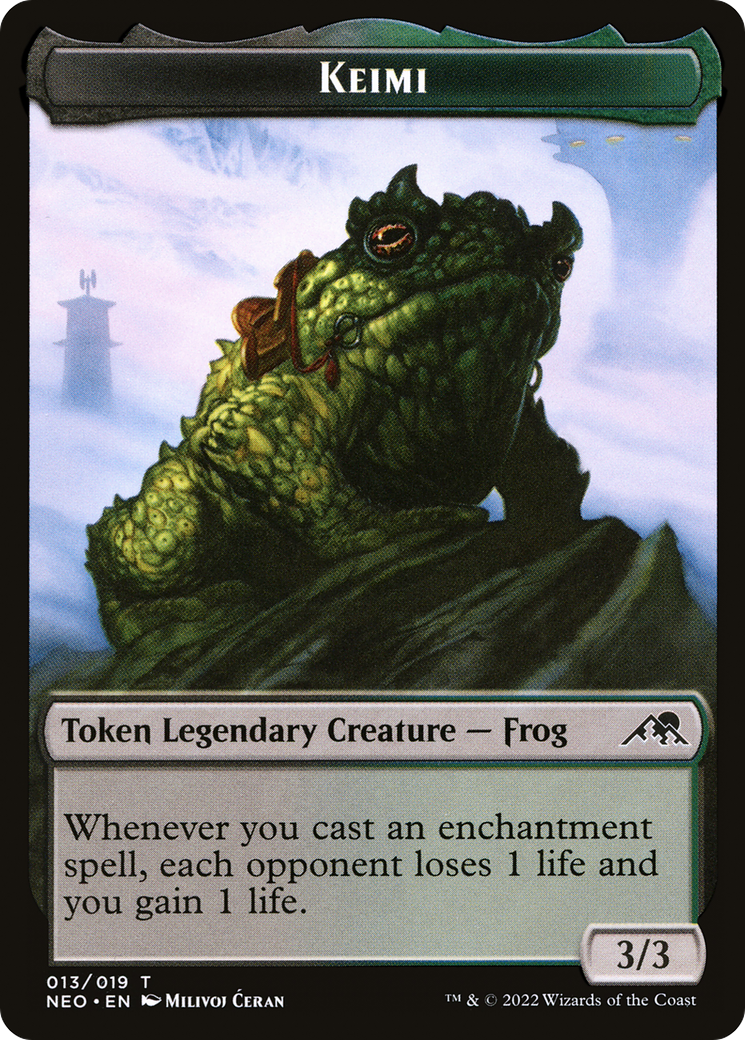 Keimi Token (NEO-013) - Kamigawa: Neon Dynasty Tokens Foil