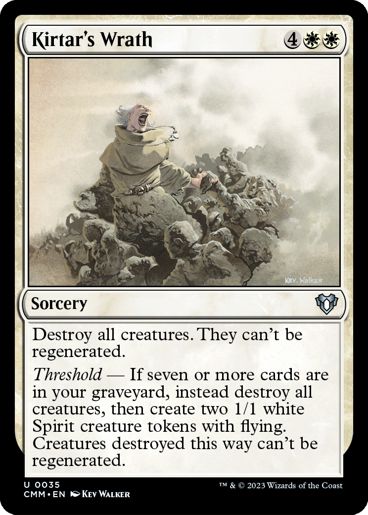 Kirtar's Wrath (CMM-035) - Commander Masters
