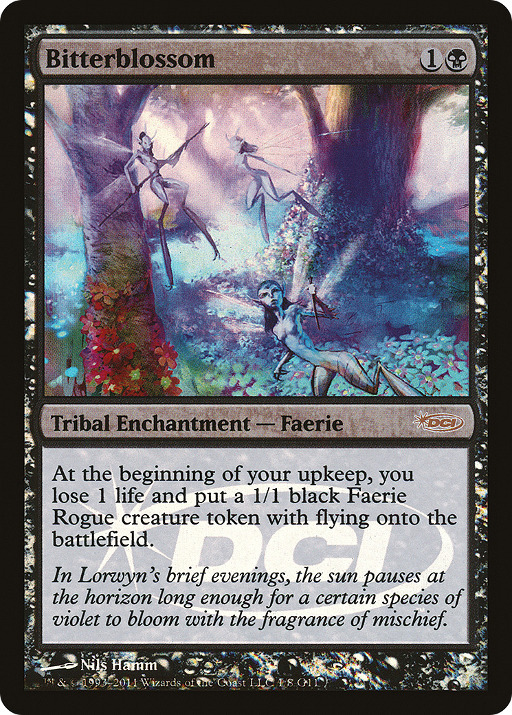 Bitterblossom (JDG-001) - Judge Gift Cards 2011 Foil