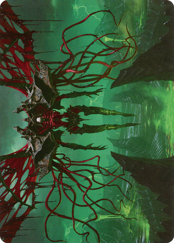 Archfiend of the Dross // Archfiend of the Dross (AONE-018) - Phyrexia: All Will Be One Art Series (Borderless) Foil