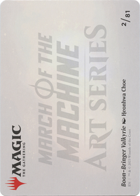 Boon-Bringer Valkyrie // Boon-Bringer Valkyrie (AMOM-002) - March of the Machine Art Series (Borderless)