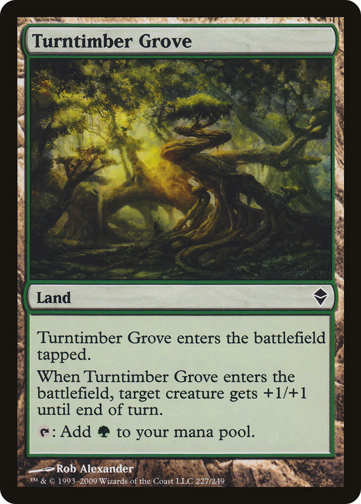 Turntimber Grove (ZEN-227) - Zendikar Foil