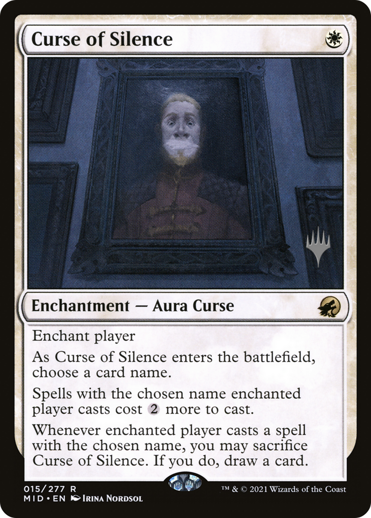 Curse of Silence (PPMID-015) - Innistrad: Midnight Hunt Promos Foil