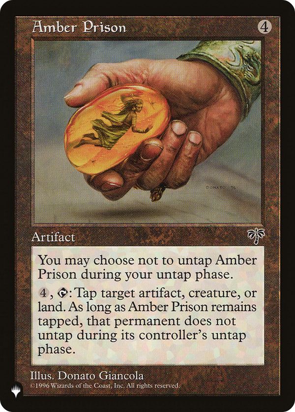 Amber Prison (LIST-) - The List