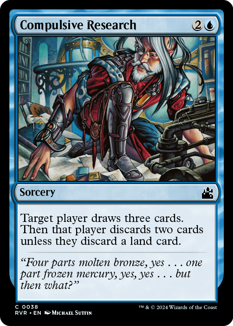 Compulsive Research (RVR-038) - Ravnica Remastered