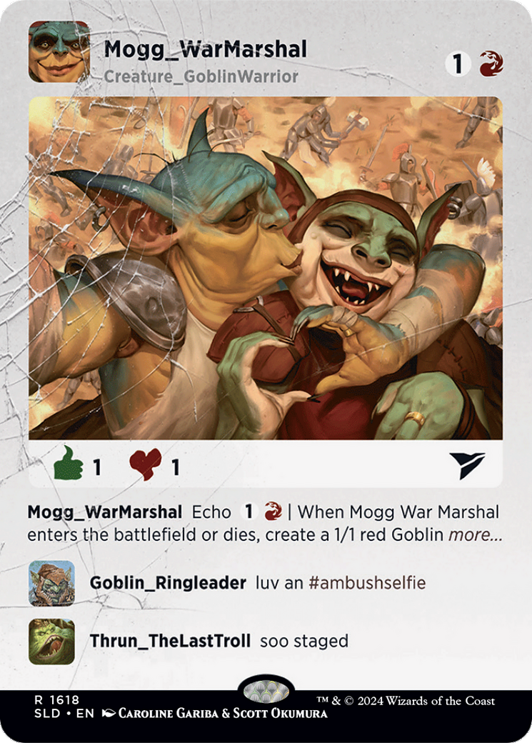 Mogg War Marshal (SLD-1618) - Secret Lair Drop (Borderless)