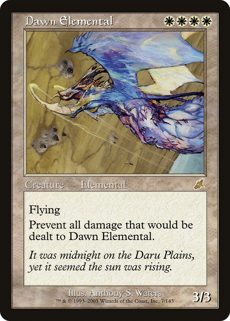 Dawn Elemental (SCG-007) - Scourge