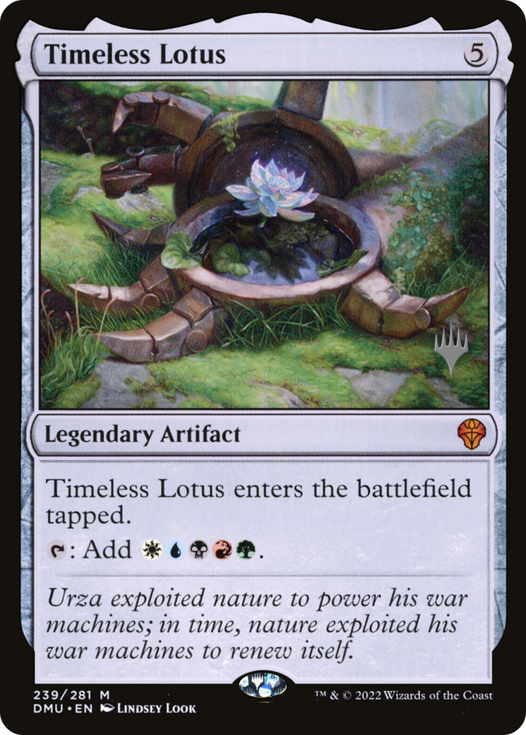 Timeless Lotus (PPDMU-239) - Dominaria United Promos Foil