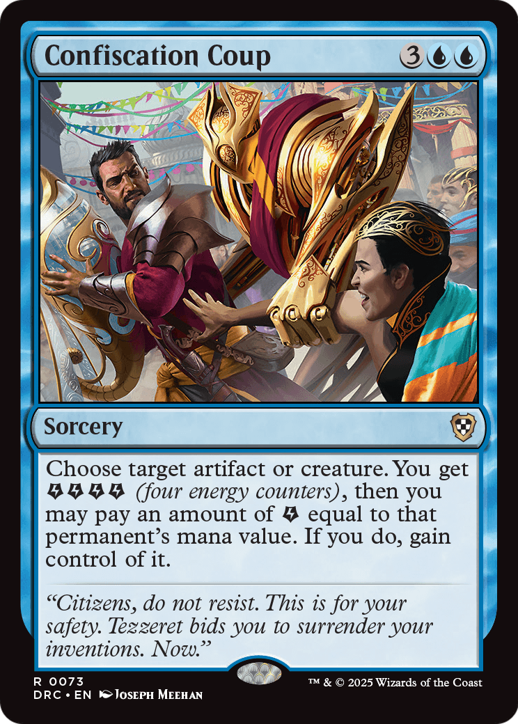 Confiscation Coup (DRC-073) - Commander: Aetherdrift