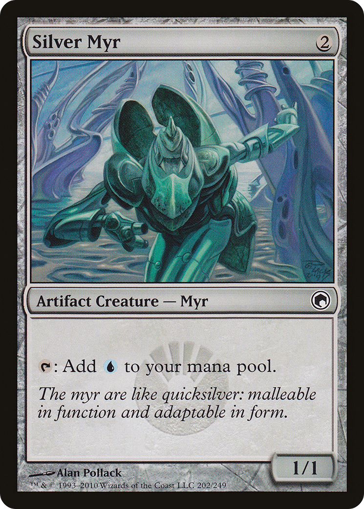 Silver Myr (SOM-202) - Scars of Mirrodin