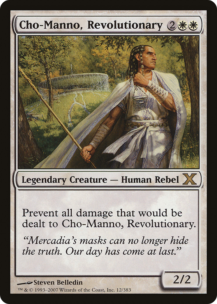 Cho-Manno, Revolutionary (10E-012) - Tenth Edition