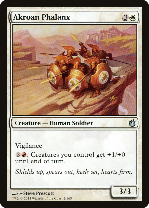 Akroan Phalanx (BNG-002) - Born of the Gods Foil