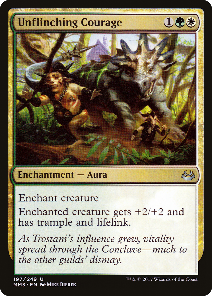Unflinching Courage (MM3-197) - Modern Masters 2017 Foil