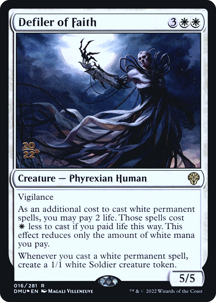 Defiler of Faith (PRE-016) - Dominaria United Promos Foil