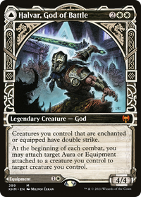 Halvar, God of Battle (Showcase) (KHM-299) - Kaldheim: (Showcase) Foil