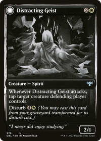 Distracting Geist (DBL-276) - Innistrad: Double Feature: (Double Faced Transform)