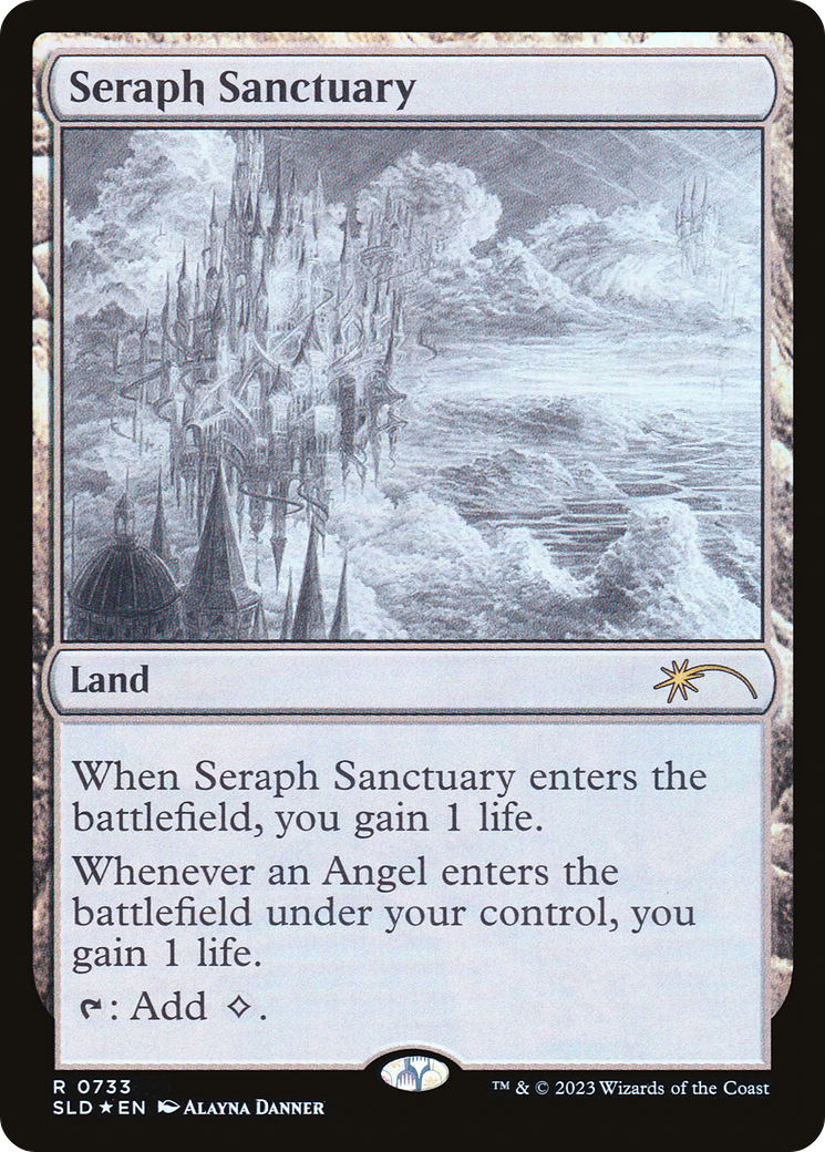 Seraph Sanctuary (Sketch Showcase) (SLD-733) - Secret Lair Drop Foil
