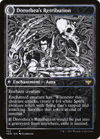 Dorothea, Vengeful Victim (Showcase) (VOW-322) - Innistrad: Crimson Vow: (Showcase, Double Faced Transform) Foil