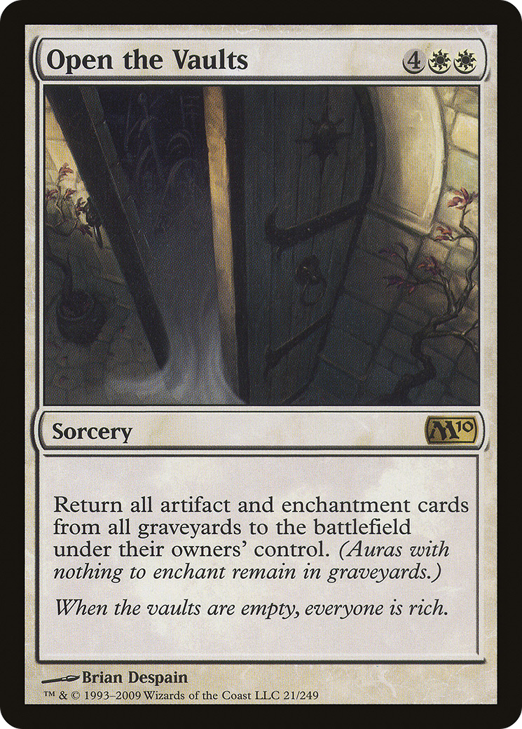 Open the Vaults (M10-021) - Magic 2010 Foil