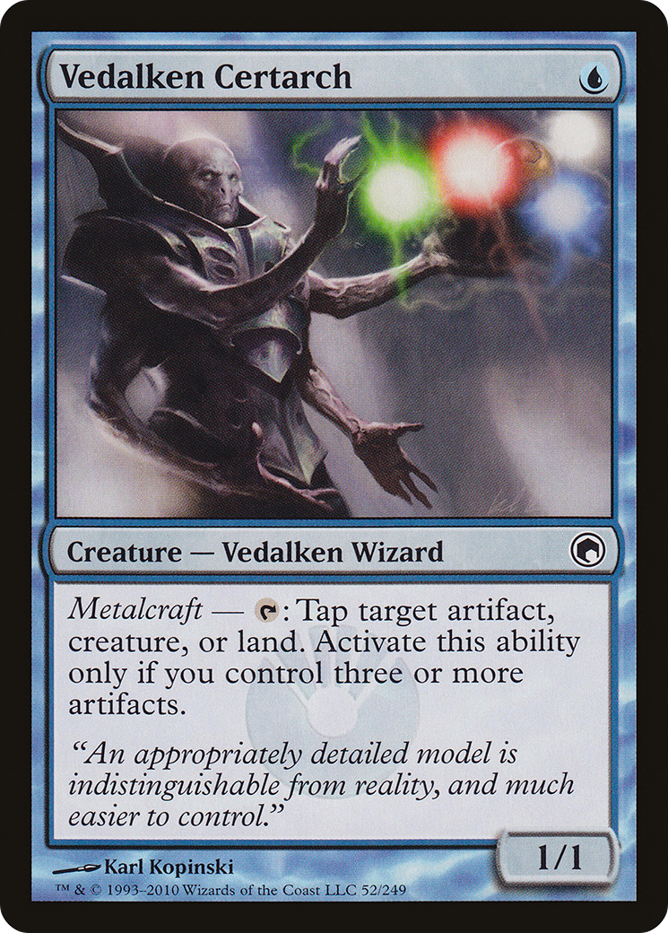 Vedalken Certarch (SOM-052) - Scars of Mirrodin Foil