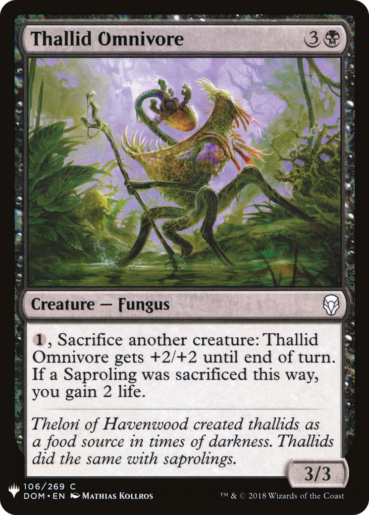 Thallid Omnivore (LIST-106) - The List
