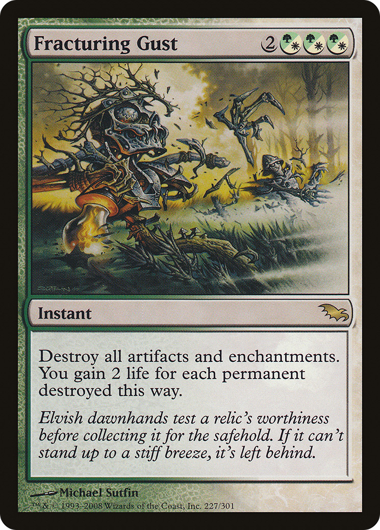Fracturing Gust (SHM-227) - Shadowmoor Foil