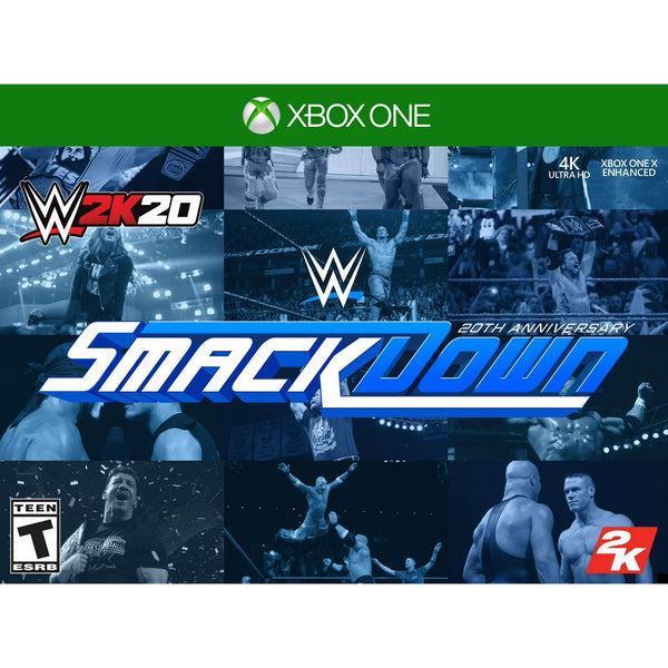 WWE 2K20 Smackdown! 20th Anniversary Edition (Xbox One) WRAPPING IMPERFECT